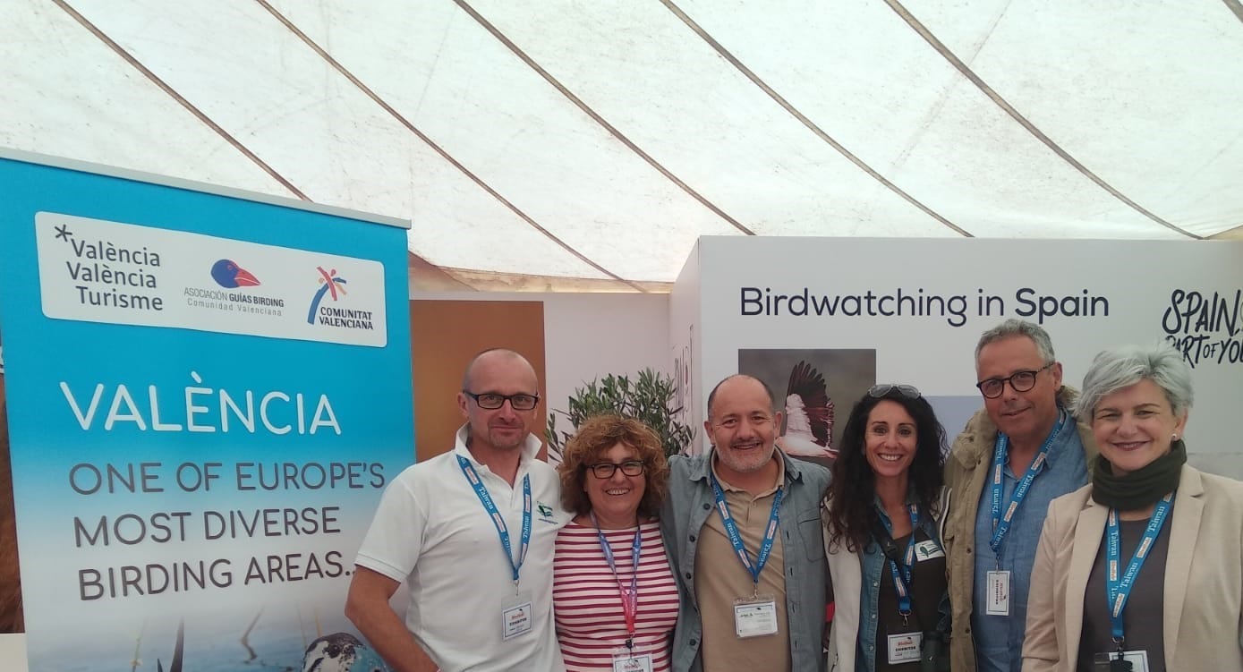 Stand Comunitat Valenciana en Birdfair, Rutland (UK)