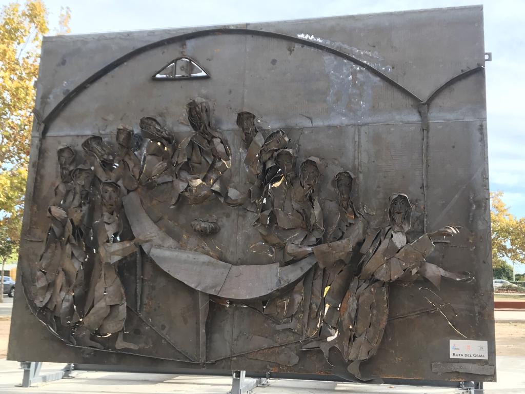 Escultura Ruta del Grial en Massamagrell