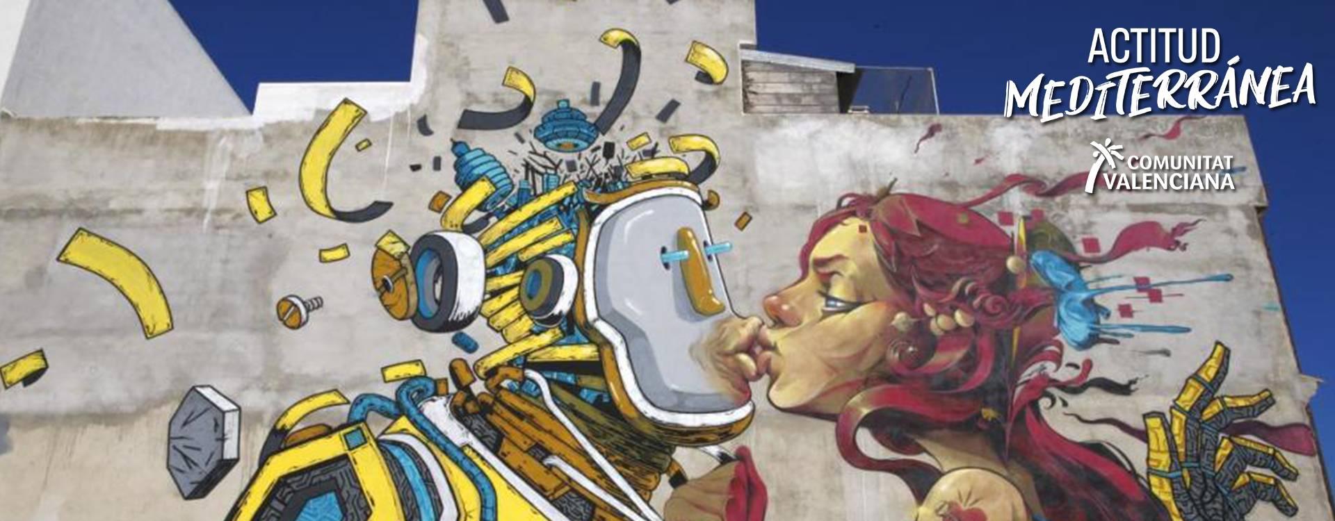 Citric, un exemple un street art o art de carrer a Torreblanca	